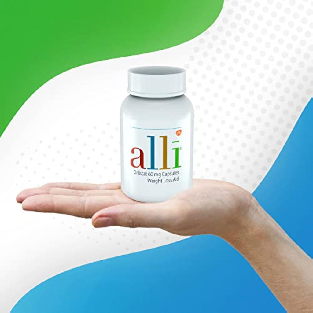 alli Diet Weight Loss Supplement Pills, Orlistat 60mg Capsules, 170 Count
